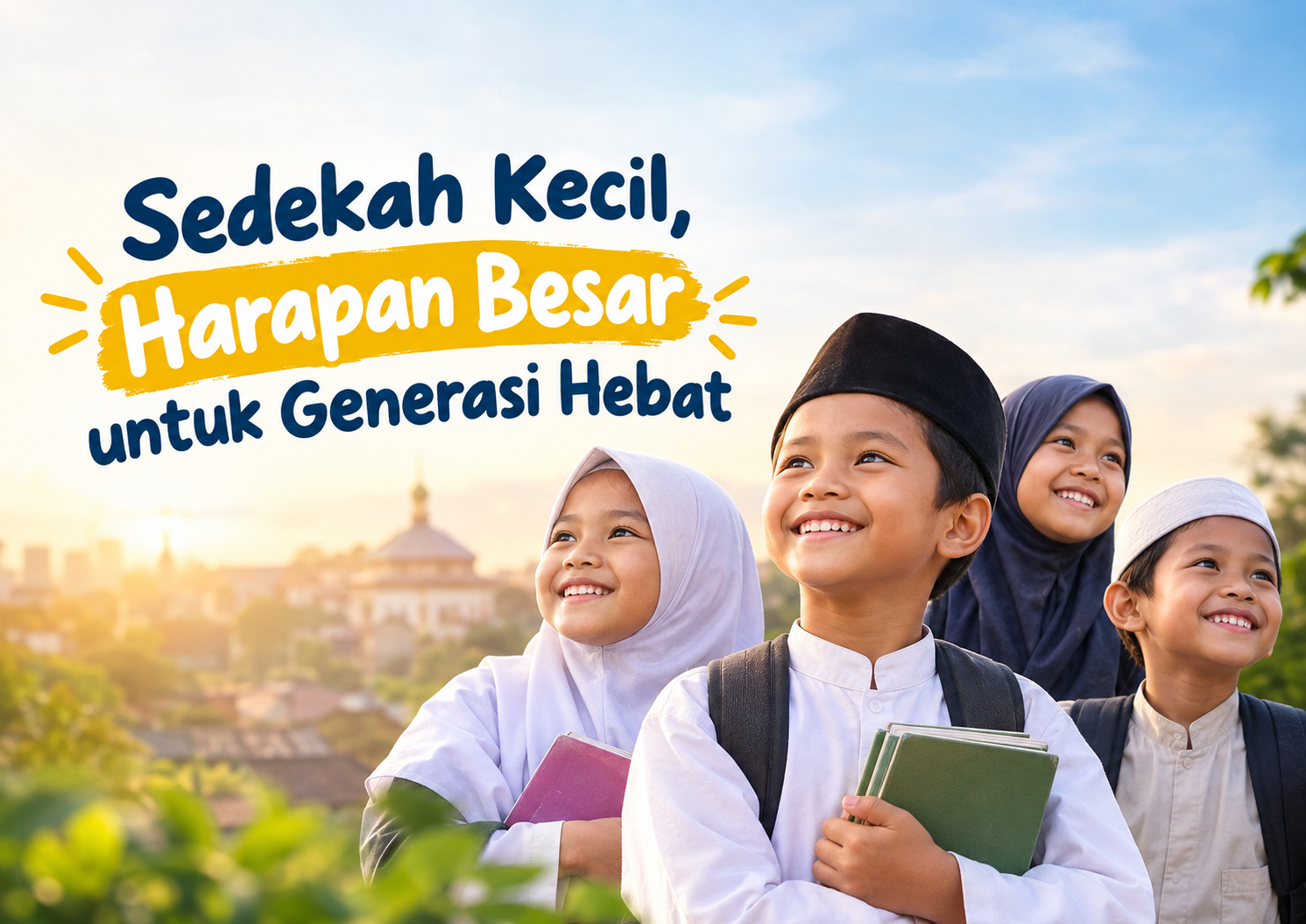 Sedekah Rutin, Temani Yatim Raih Masa Depan